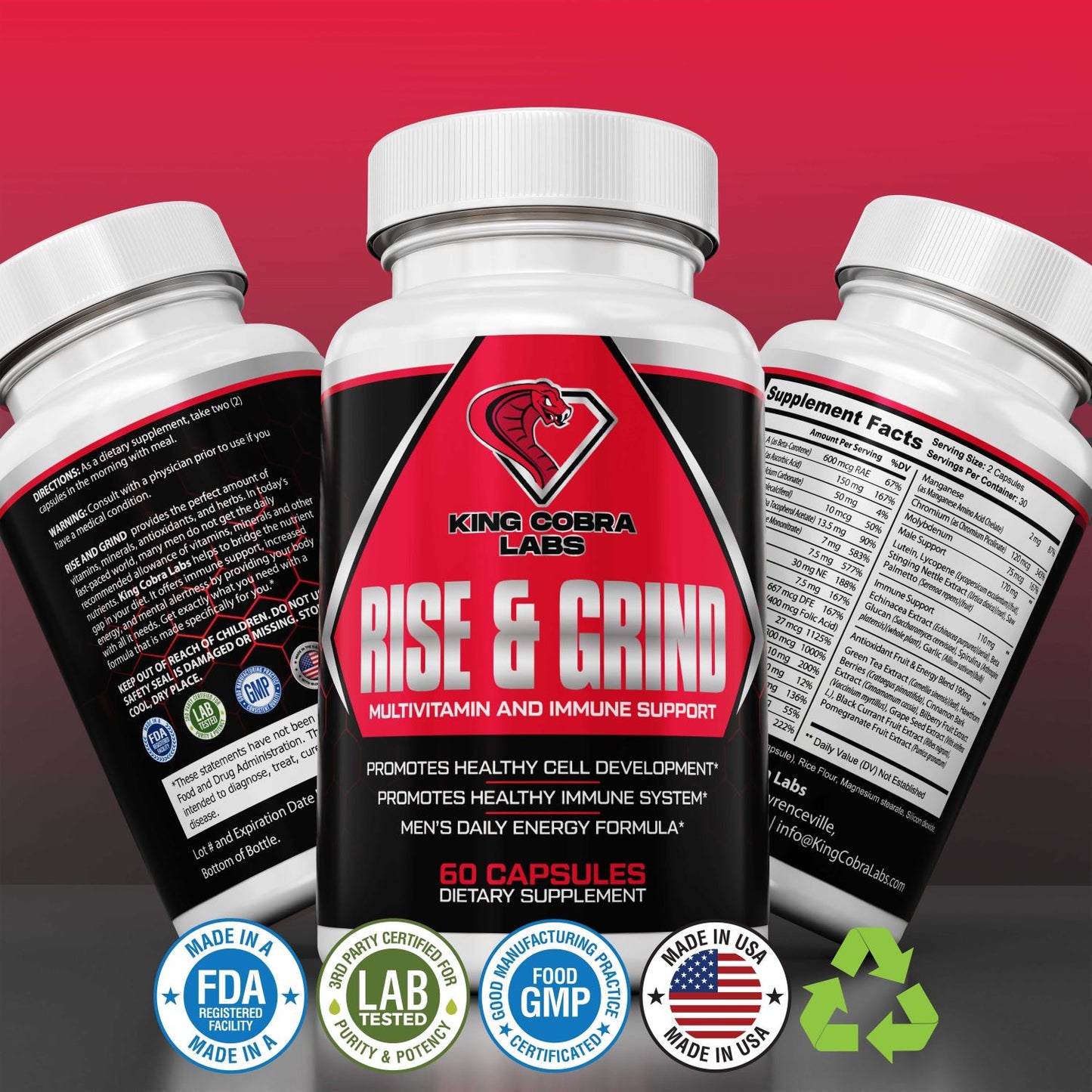 MEN'S MULTIVITAMIN + ENERGY